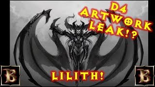 Diablo 4 Leak Lilith Art Work!?