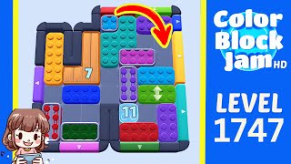 Color Block Jam Level 843 (1747) Solution Walkthrough
