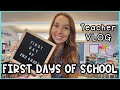 FIRST DAYS OF SCHOOL VLOG || FIRST DAY OF 2ND GRADE || Teacher Vlog