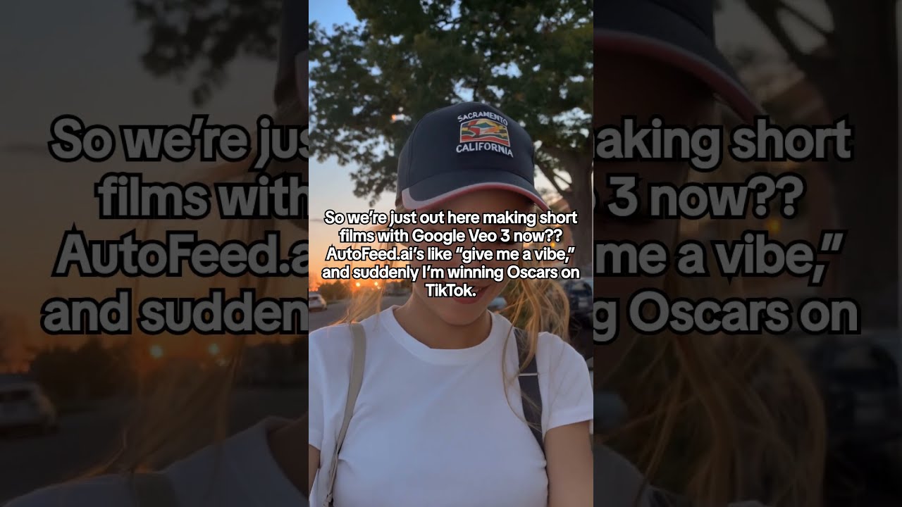 So We Re Just Out Here Making Short Films With Google Veo 3 Now AutoFeed Ai S Like Give Me A V 