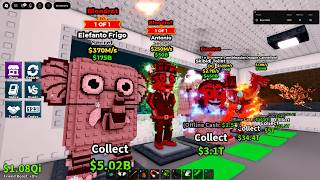 FINISHING THE RAREST 1 of 1 BLOODROT ELEFANTO FRIGO BASE LIVE SAB TRADING #roblox #stealabrainrot
