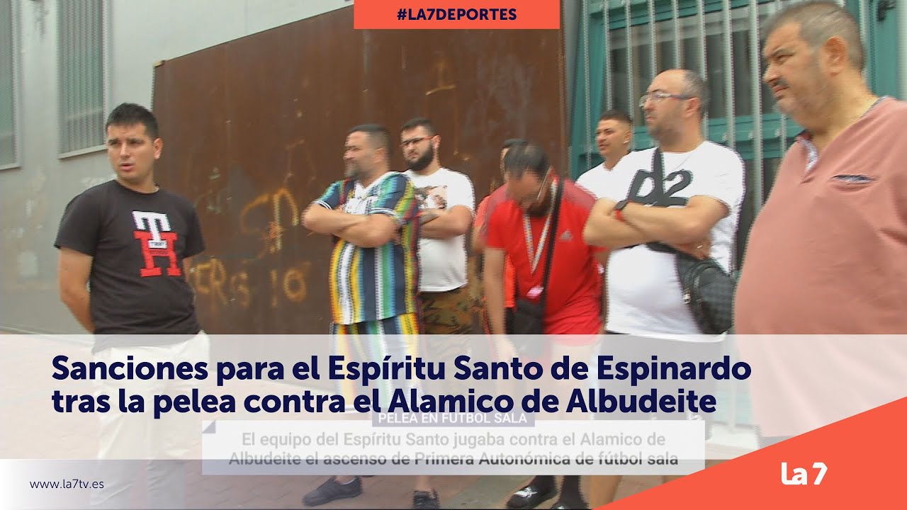 Grandes sanciones para el Espíritu Santo de Espinardo tras la pelea contra el Alamico de Albudeite