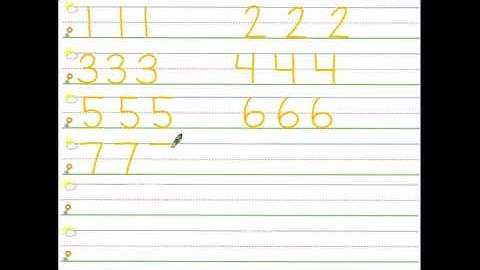 the numeral song