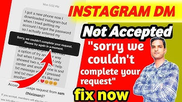 Instagram sorry we couldn