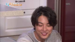 1박 2일 - ♥갈비 맛있게 먹는 3호 막둥이♥ (FEAT. 급방문한 불길한 예감) 20190210