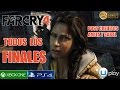 Far Cry 4 Todos los Finales Español - Final Bueno y Malo Sabal, Amita Pagan Min Ending Post Creditos