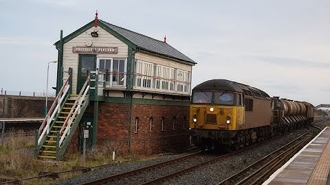 #787: [RHTT] Colas Rail Class 56078 & 56087 pass Abergele & Pensarn (10/12/16)