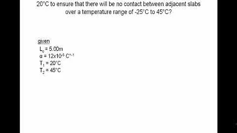 Thermal expansion2 animated physics problem