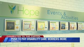 Illinois advocates push to increase pay for disability workers