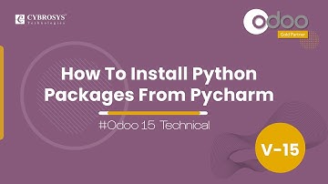 How To Install Python Packages From Pycharm | Odoo 15 Tutorials