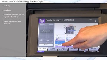 How to Copy Duplex (2 sided copying)