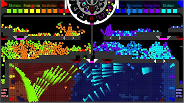 Pusher x Territory Wars - in Algodoo
