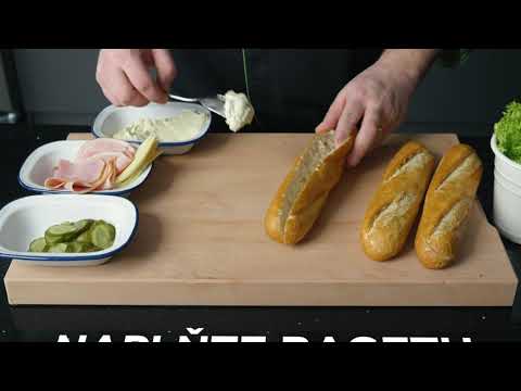 Video: Bageta Plněná Omeletou