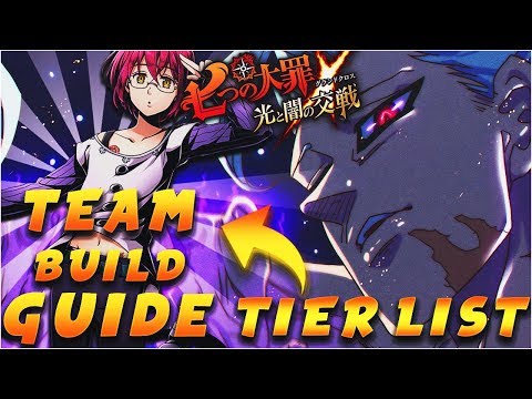 TEAM BUILDING GUIDE DISCUSSION  + FULL TIER LIST! | Seven Deadly Sins: Grand Cross