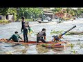 Longtail Boats vs WAVE at Yon Bua Tradition 2020 The only Thai tradition in the world.