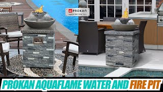 Prokan Aquaflame Water & Fire Pit Bring 5-Star Resort Ambiance To Your Backyard