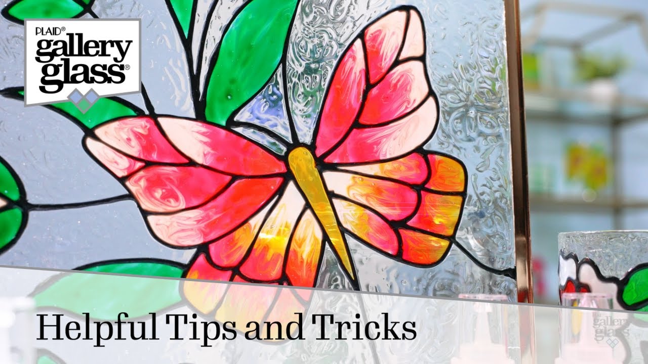 Tips and Tricks for Working with Gallery Glass Paints & Leading 