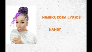 NIMEKUZOEA NANDY  LYRICS 2021