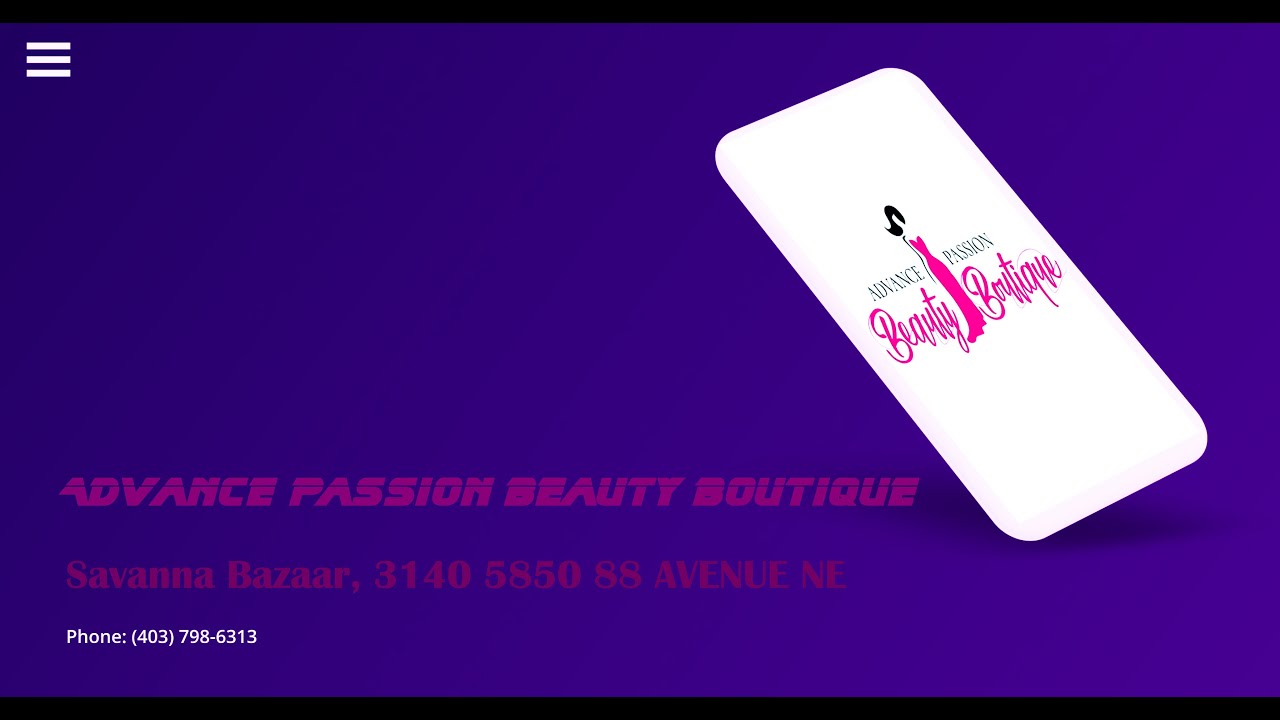 Advance Passion Beauty Boutique YouTube