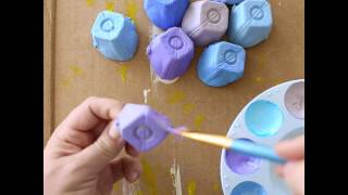 Make your own EGG CARTON MERMAID DOLLS : Art Camp Kids Paper Craft Project Tutorial