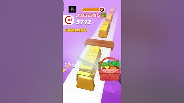 Perfect Slices Game 🥑 #videogames #short #funny #amongus #3dgames