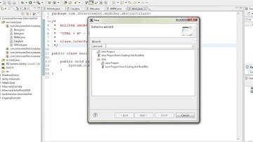 CTRL N OPEN NEW WIZARD ECLIPSE SHORTCUT   DEMO