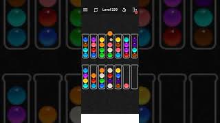 ball sort color puzzle game level 229 | ball sort puzzle level 229