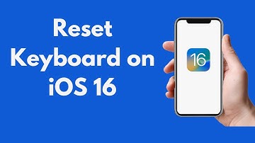 iOS 16: How to Reset Keyboard on iOS 16
