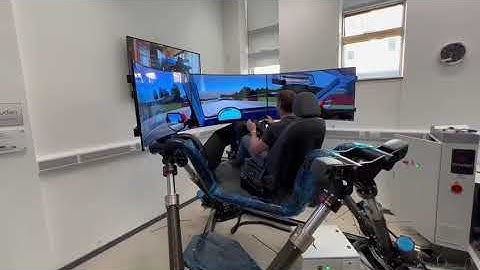 1st Test Drive @ Spa of our new Cruden driving sim @ UWE
