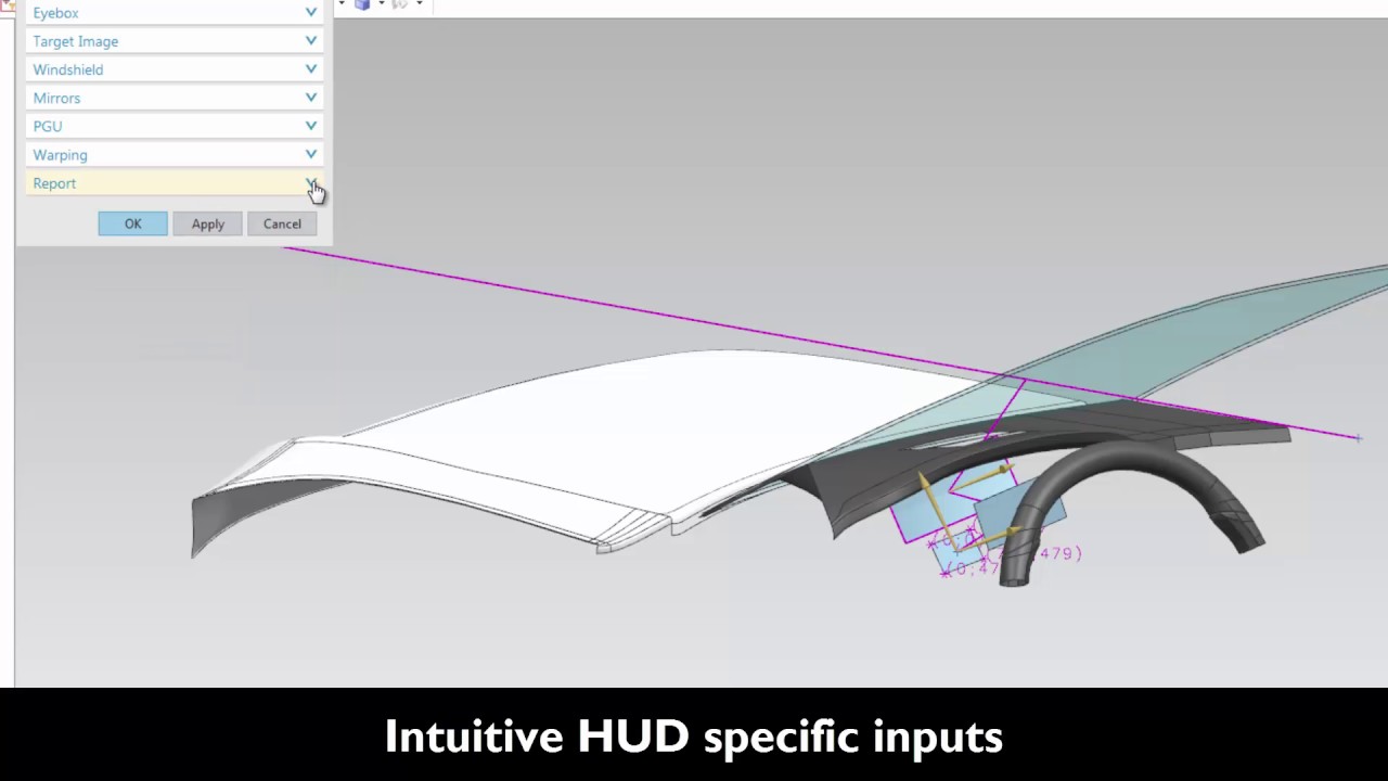 ANSYS SPEOS for NX l Hud Optical Analysis - YouTube