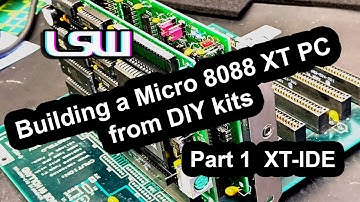 Building the Micro 8088 XT kit with Adlib and XT-IDE kits. Part 1 Intro and XT-IDE build