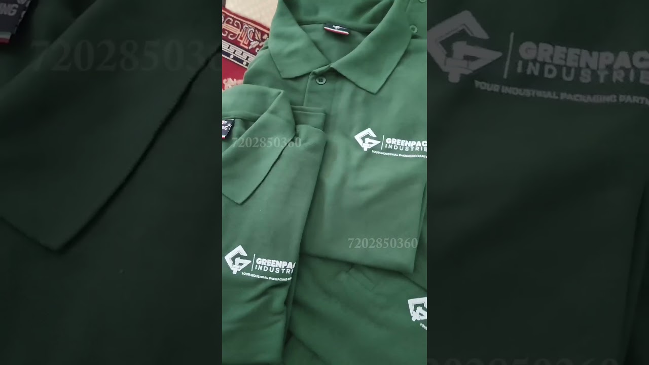 Elegance World Corporate Personalised Polo Shirts with Embroidered Logo & Personalized Pocket