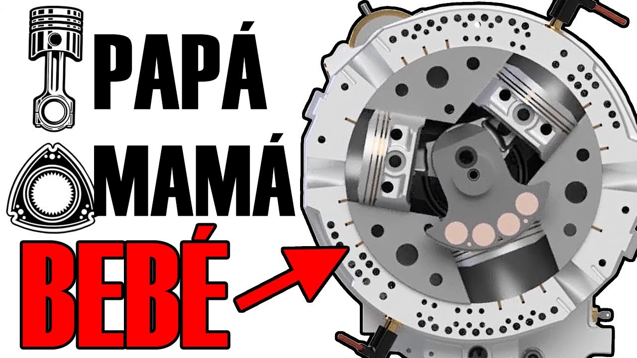 Esto Ocurre Cuando los Pistones y los Rotativos Tienen Hijos - Explicación del motor Birotativo