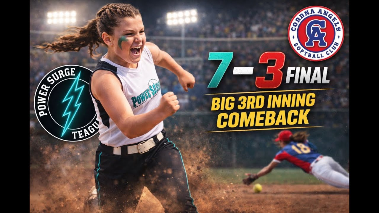 POWER SURGE 12U (TEAGUE) vs. CORONA ANGELS 12U (TYSON/MORALES) | PPSN – SPORTS NETWORK