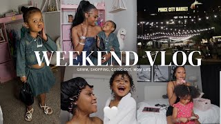 WEEKEND VLOG: Shopping, Going Out, Meeting Supporters, Mom Life, + Getting A Promise Ring 👀