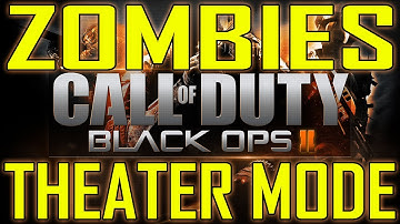 Black Ops 2 - Zombies Theater Mode and Campaign Create-a-Class (Call of Duty BO2 Zombie)