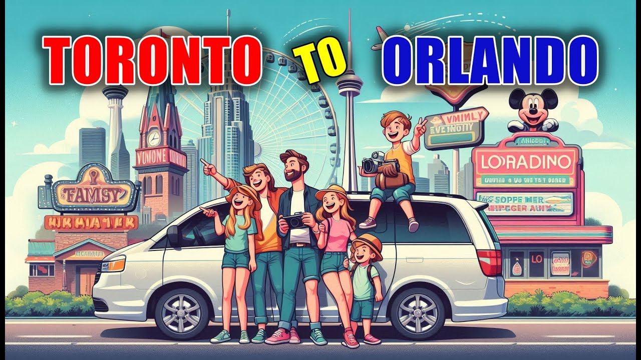 Toronto, Ontario Canada to Orlando, Florida USA Drive  - Scenic Trip Highlights