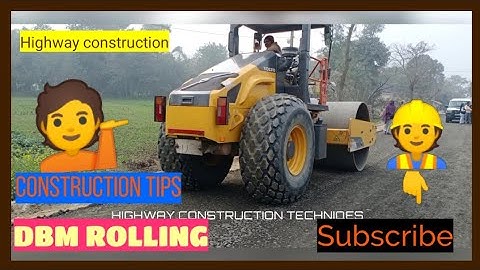 DBM TOP ROLLING ! DBM LAYING AND ROLLING !PROCESS.....