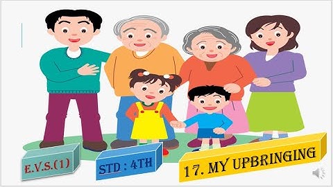 17.  My Upbringing | Std :  4th  | Suject : EVS (1). By, Akshata Ajay Kale.