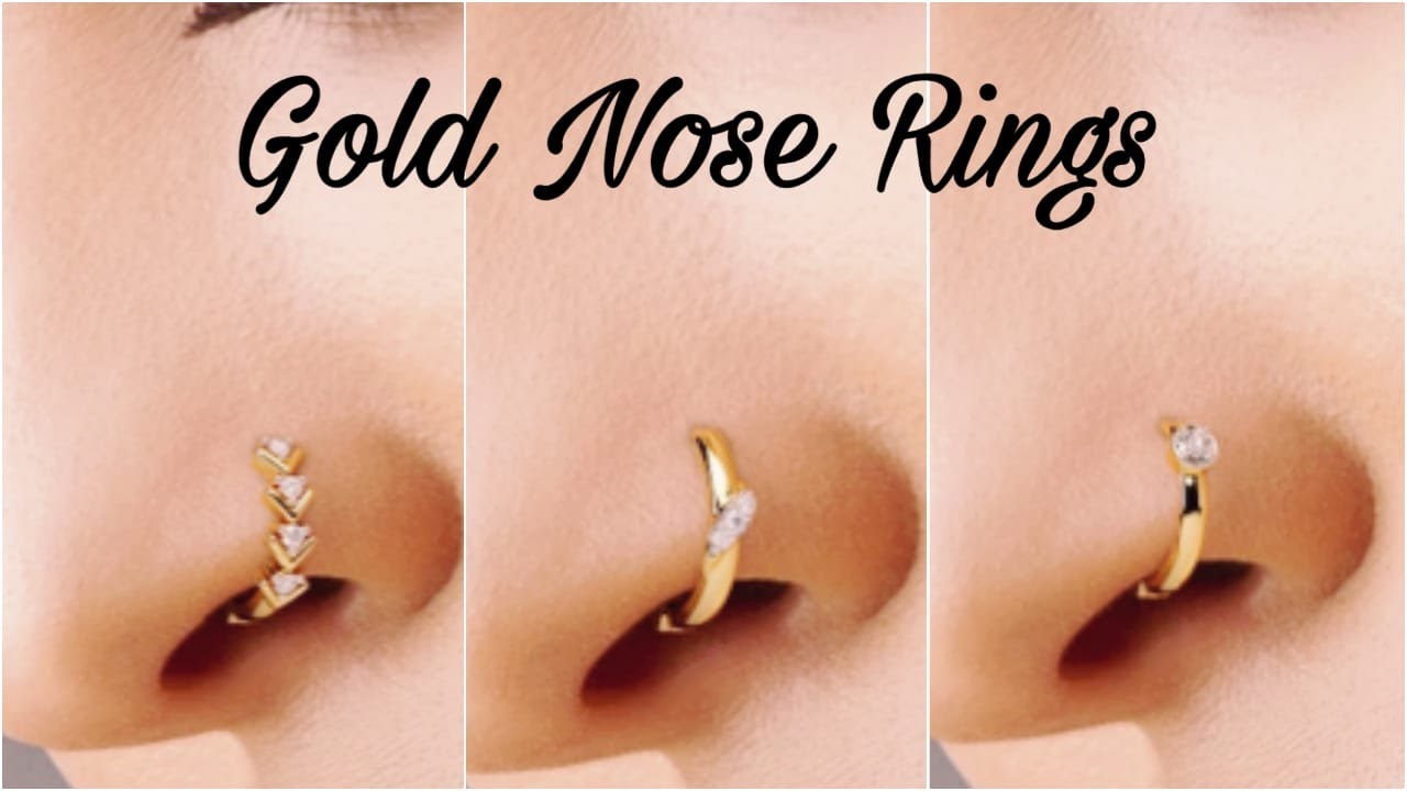 Nose Ring, Indian Nose Ring, Gold Nose Ring, Gold Nose Piercing, Nose Hoop, Nose  Jewelry, Hoop Nose Ring, Unique Nose Ring - Etsy