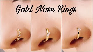 latest gold nose ring designs | gold nose pin Design | gold nath | Latest gold bridal nathiya design