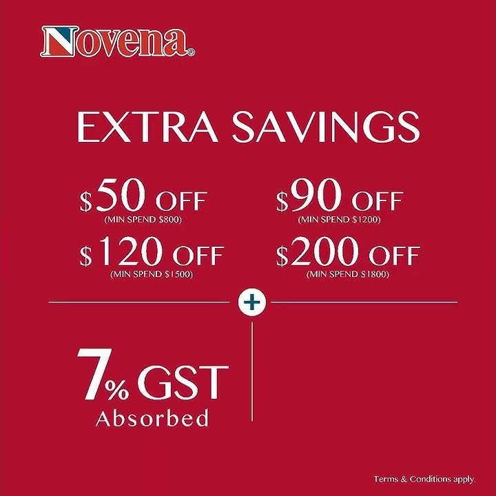 Novena Furniture Mid Year Sale Is Here!