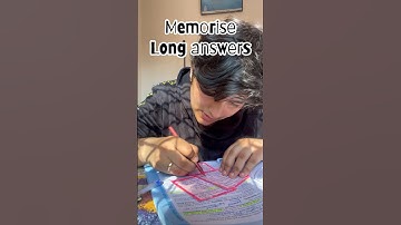 How to learn long answers quickly🤓 #studytips #motivation #viral #shortvideo #shorts #learning #yt
