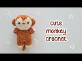 ✨️🐒Monkey Crochet/Amigurumi Tutorial |Easy, cute, free pattern|🐒✨️