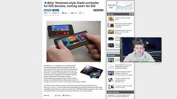 8-bitty iCade controller. My thoughts