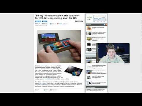 8-bitty iCade controller. My thoughts