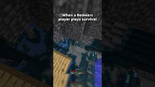 When a Edward 🛏️ players pay survival #bedwars #minecraft #minecraftplayers #wars