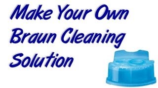 DIY - Shaver cleaning solution - Braun Clean and Renew - CCR2