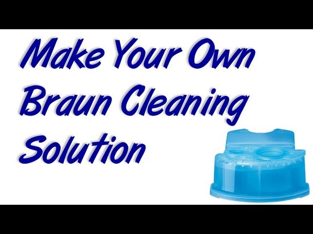 Make Your Own Braun Cleaning Solution 