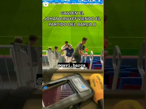 Gavi watching football🍿💙❤ #gavi #football #cute #friends #barca #cool #respect #nice #awful #shorts